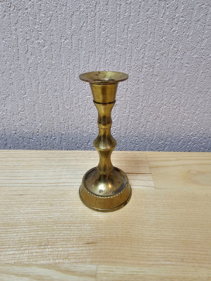 Подсвечник латунь Индия 1990г.. Картинка 1